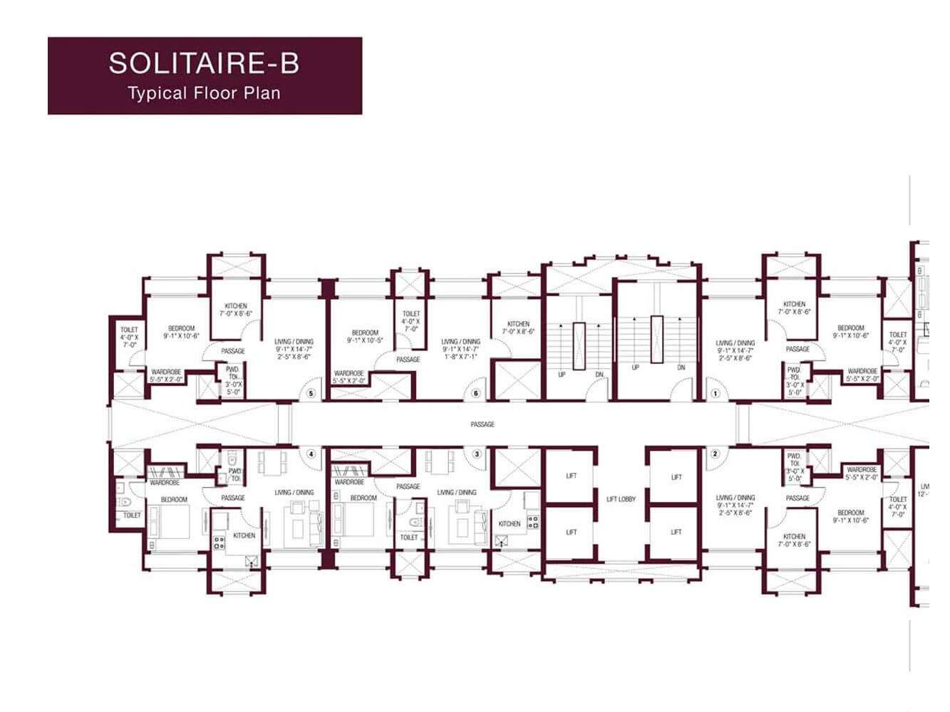 Solitaire,floor plan